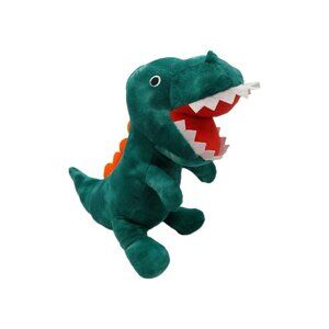 Novogratz Dinosaur Green Orange Plush Stuffed Animal 10"